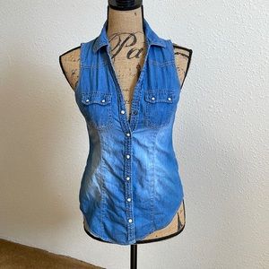 Denim vest